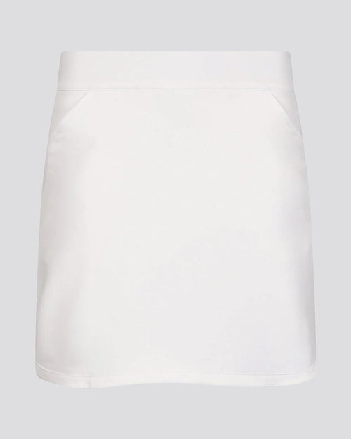 Womens Alice Petal Hem Skort White