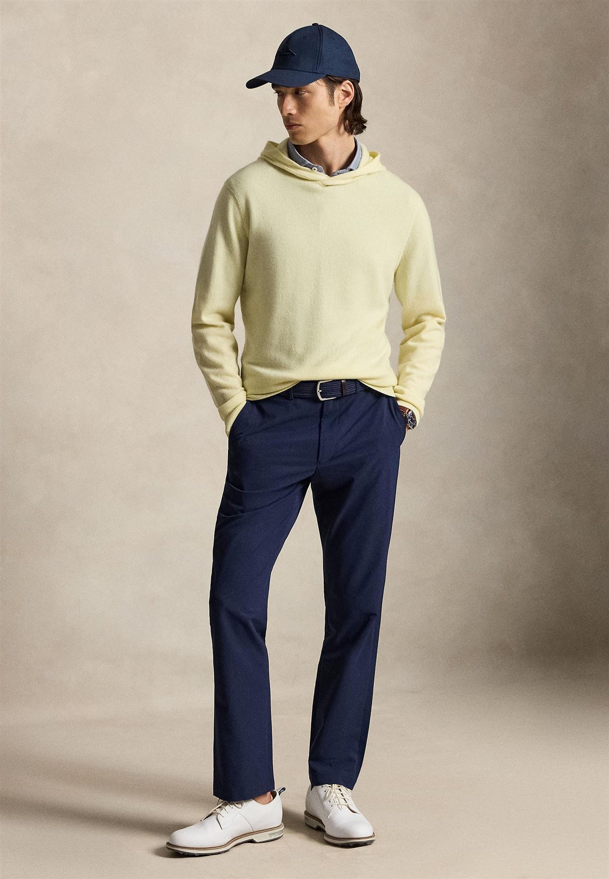 RLX Washable Cashmere Sweater T Bird Yellow