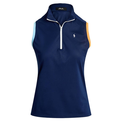 RLX SL Tri Color Tech Pique Polo Refined Navy/Black/Pink