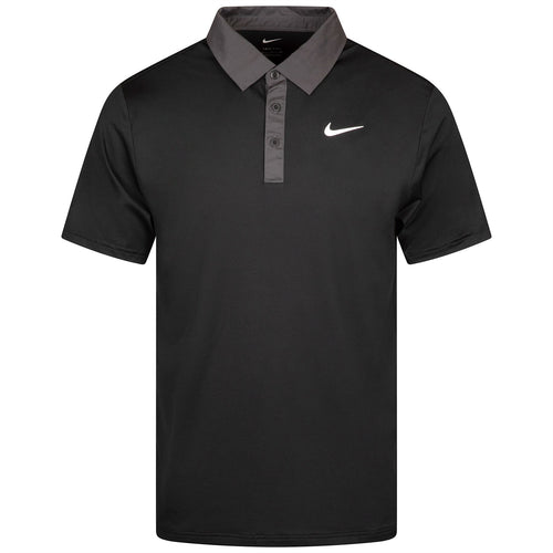 Dri-FIT Tour Contrast Polo Black/Anthracite/White - SS25