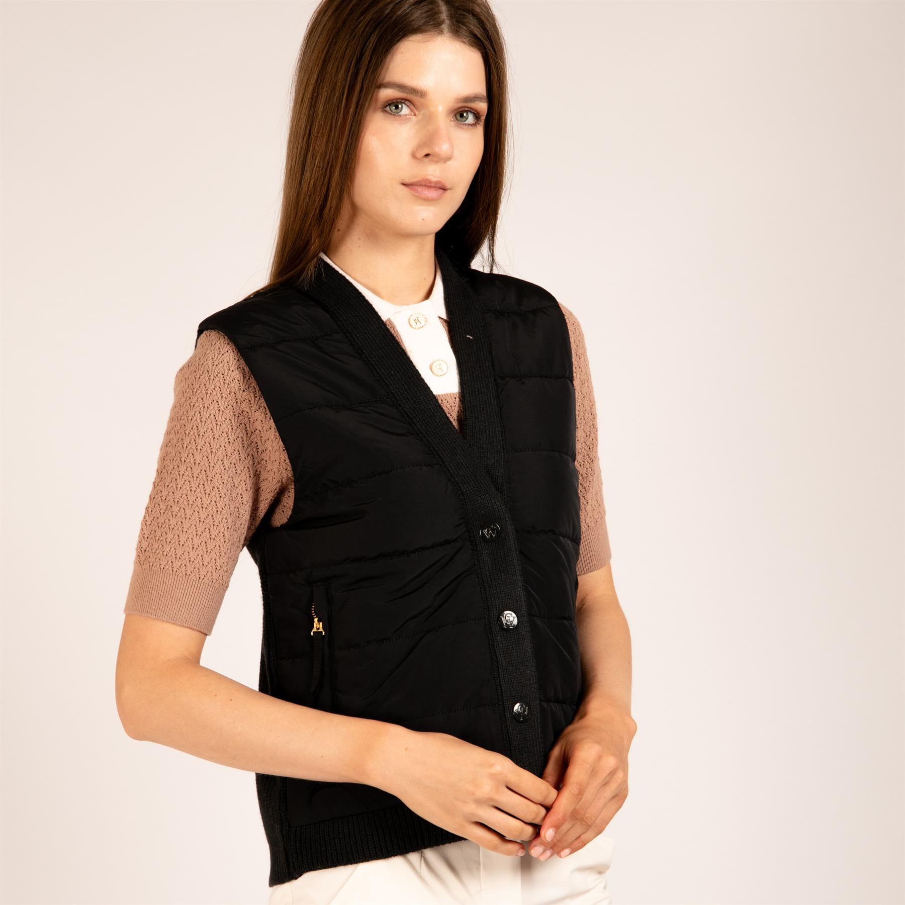 Womens Hailee Vest Black