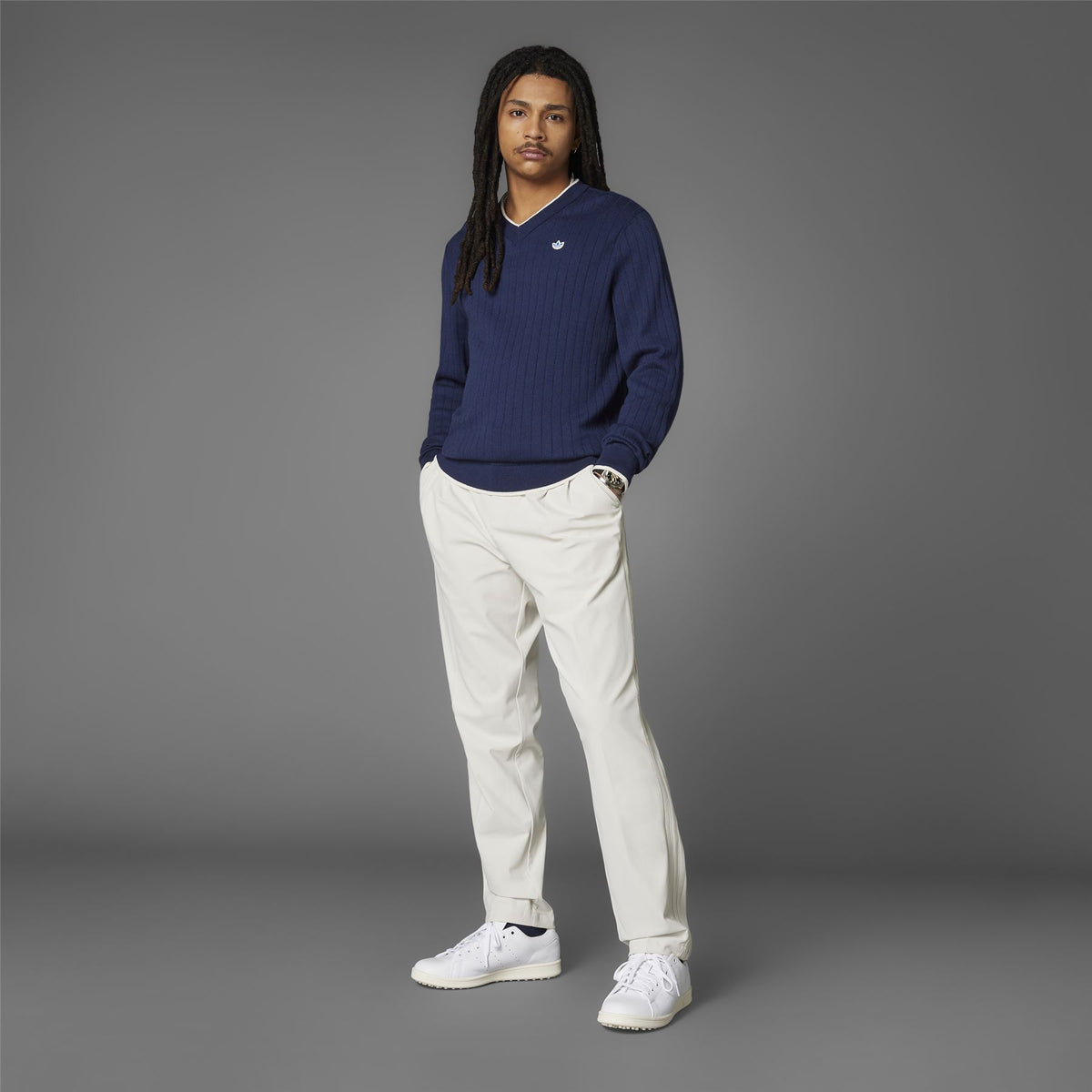 Cashmere Knit Sweatshirt Night Indigo