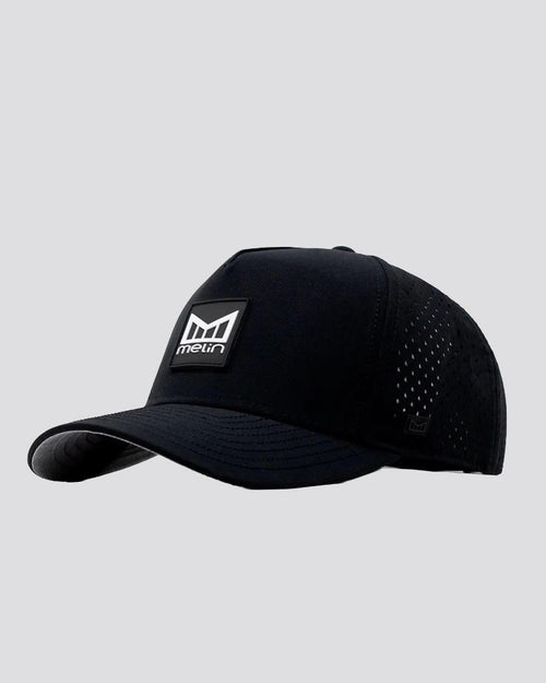 Hydro Odysea Stacked Cap Black