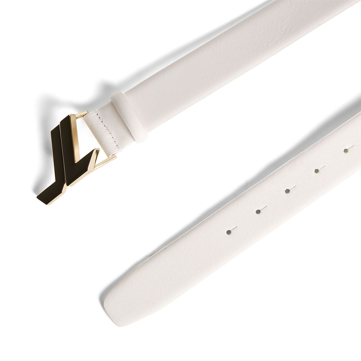 Womens Elisa Belt White