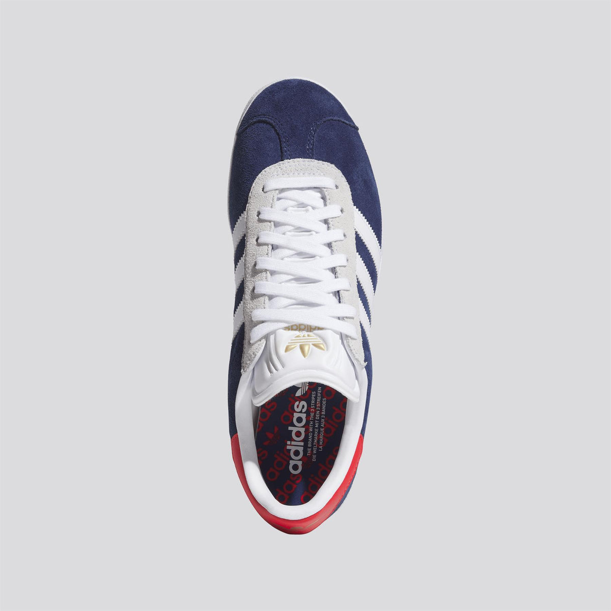 Gazelle Spikeless Golf Shoes Dark Blue/Footwear White/Pure Ruby