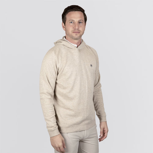 Crown Comfort Knit Hoodie Stone