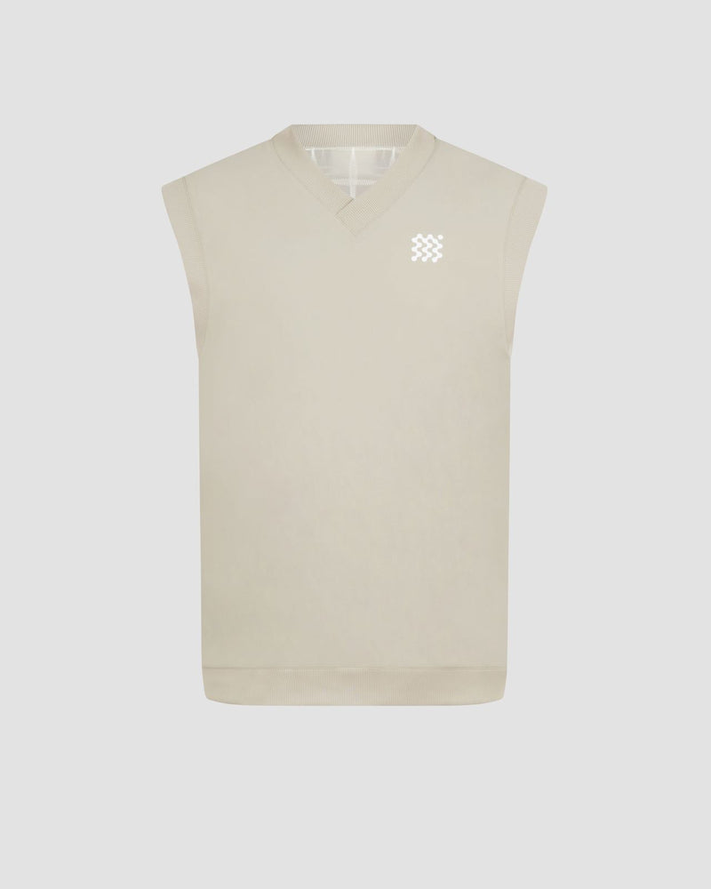 Reversible V-Neck Vest Dune