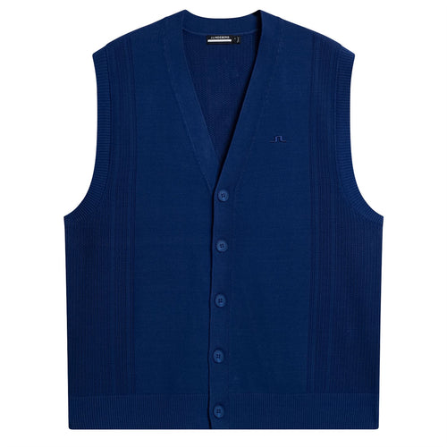 Markus Sleevless Knitted Vest Estate Blue - SU24