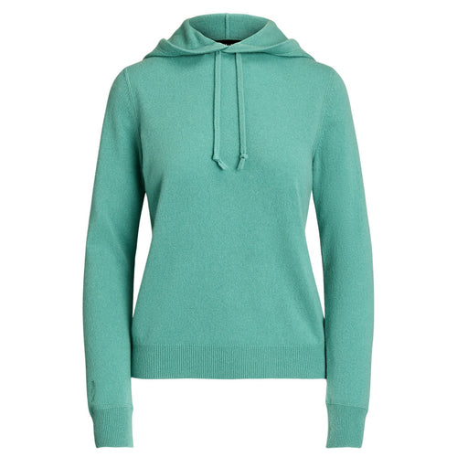 Womens RLX Cashmere Hoodie Haven Green - AW24