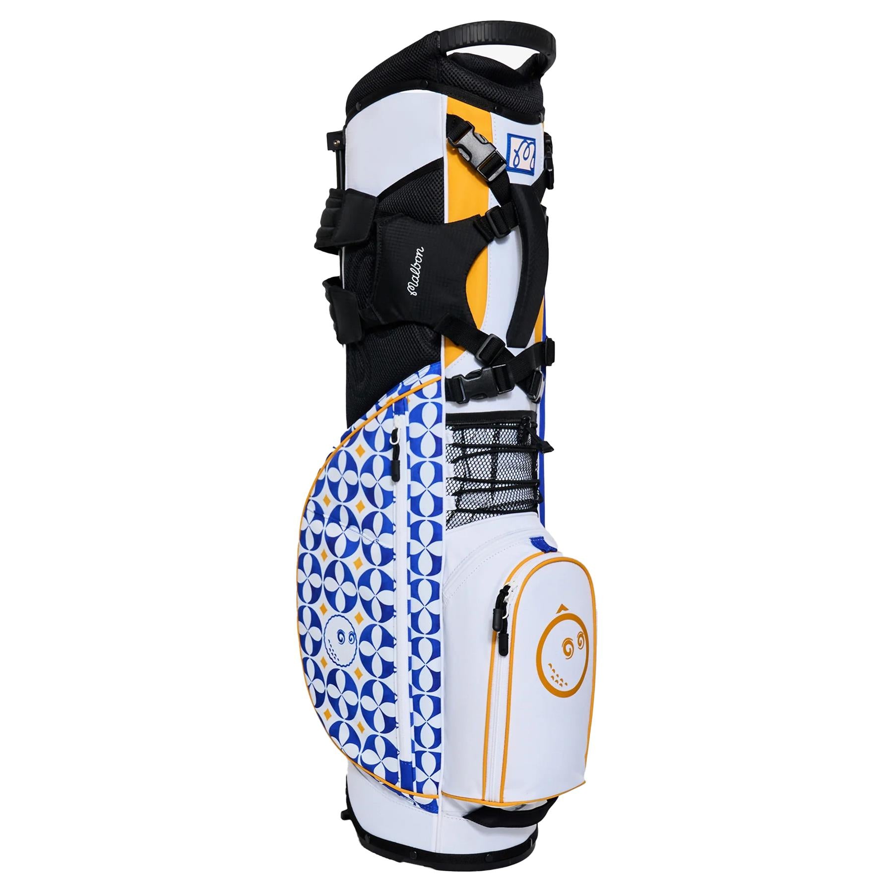 【MALBON GOLF】Course Riviera R6111 Malbon Golf Riviera Golf Bag Multi | TRENDYGOLF USA