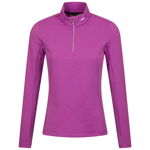 Womens Neila Half Zip Mid Layer Foxglove - AW24