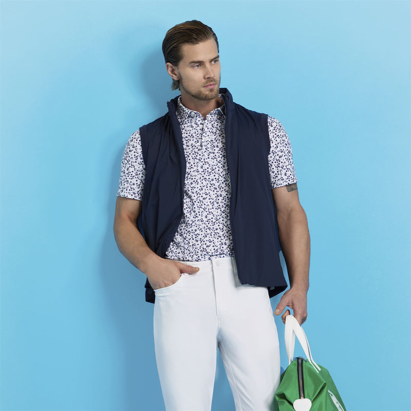 Garden Tech Stretch Jersey Polo Twilight