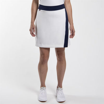 Womens Vienna Collagen Skort White/Atlanta Blue
