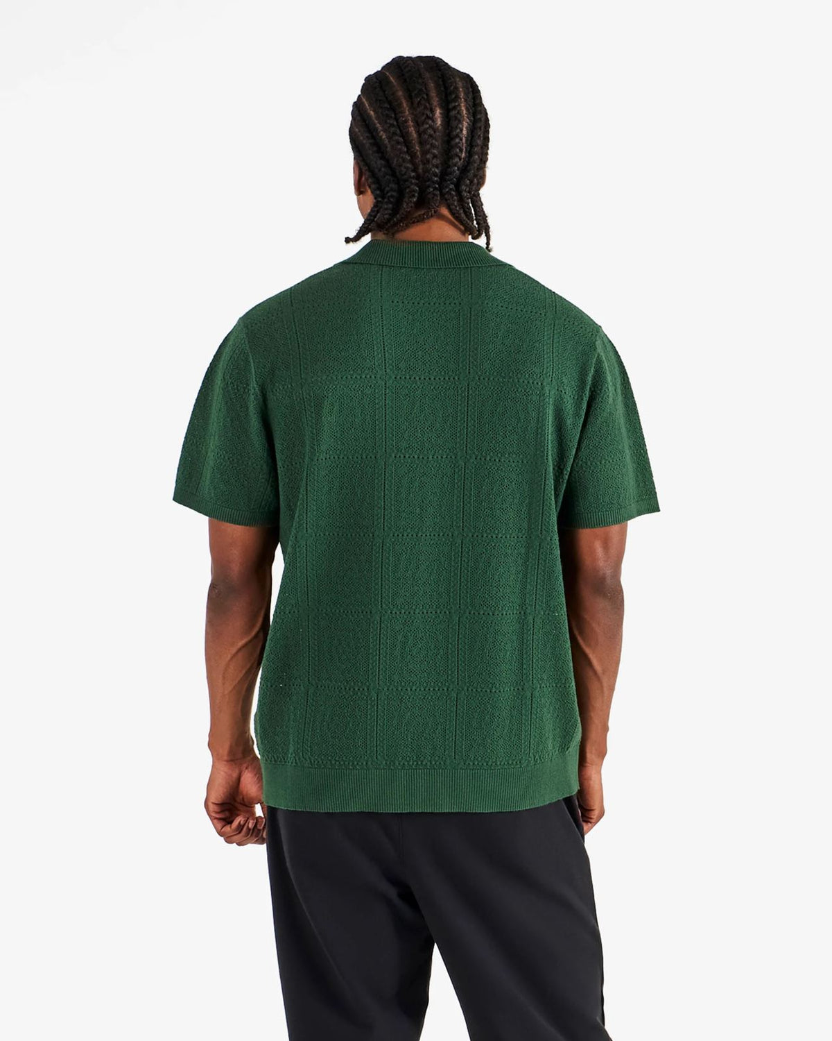 Resort Crochet Polo Green