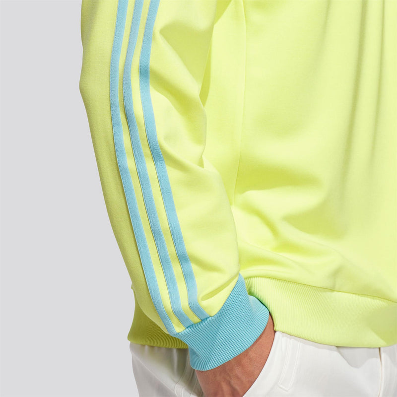 Originals 3-Stripe Quarter Zip Pure Lemon