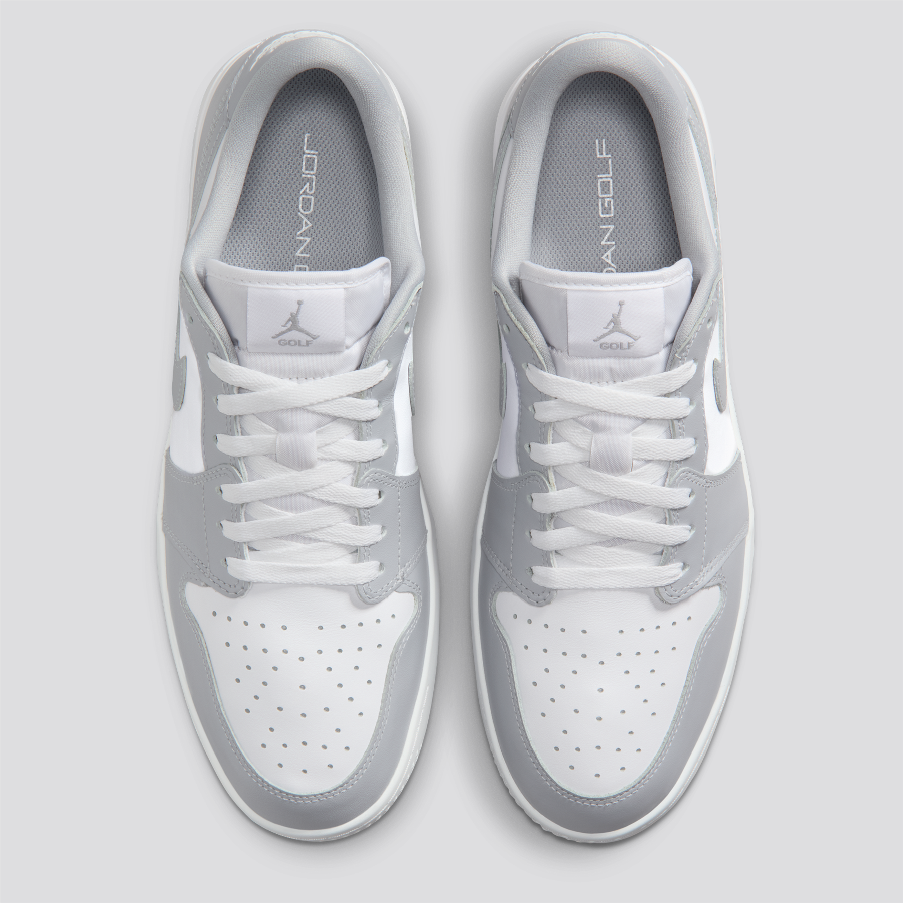 Jordan Golf Air Jordan 1 Low Spiked Golf Shoe Wolf Grey/White/Wolf