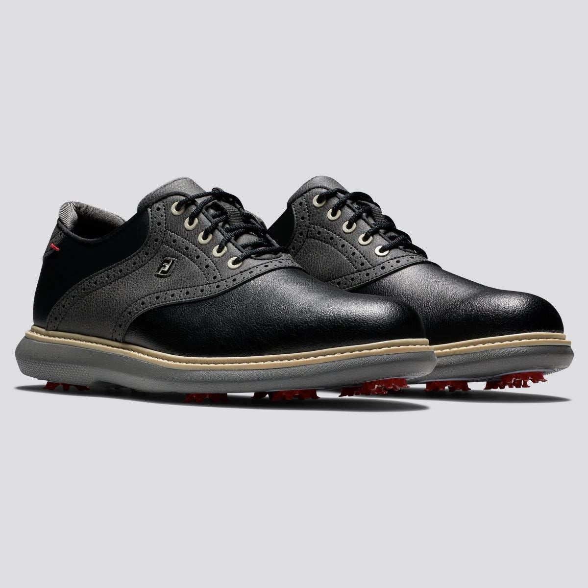 FootJoy FJ Traditions Saddle Cleated Golf Shoe Black