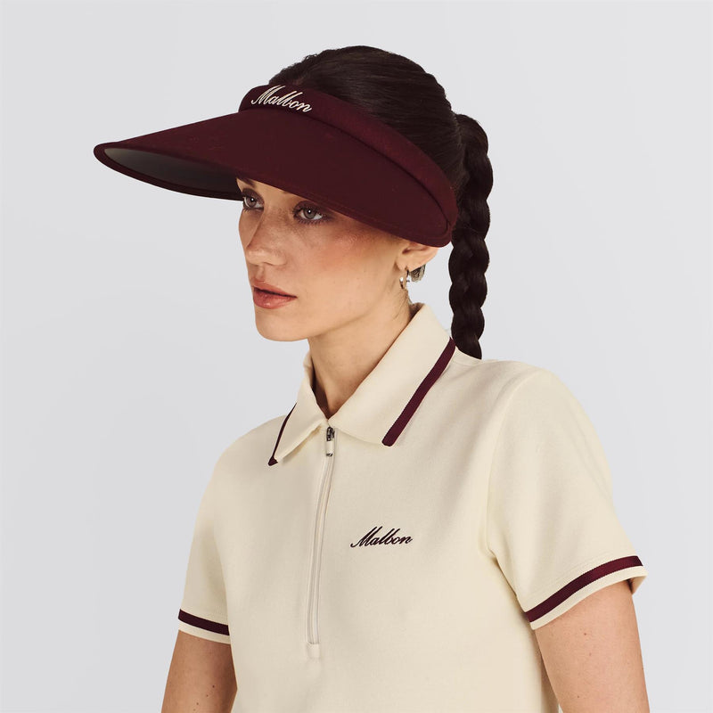 Womens Claire Visor Red Mahogany