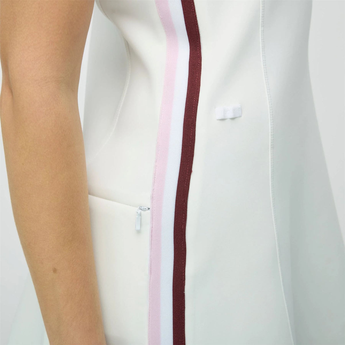 Womens Air Loft Ribbon Sport Dress White/Pink