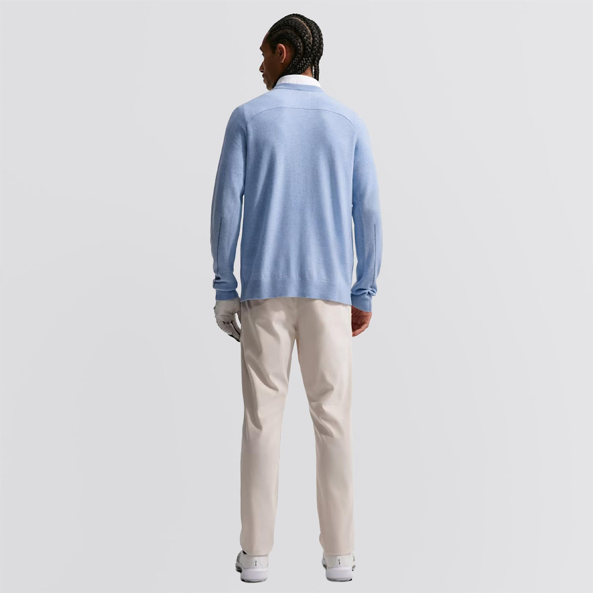 Tailored Performance Crewneck Sweater Work Blue/Ashen Slate