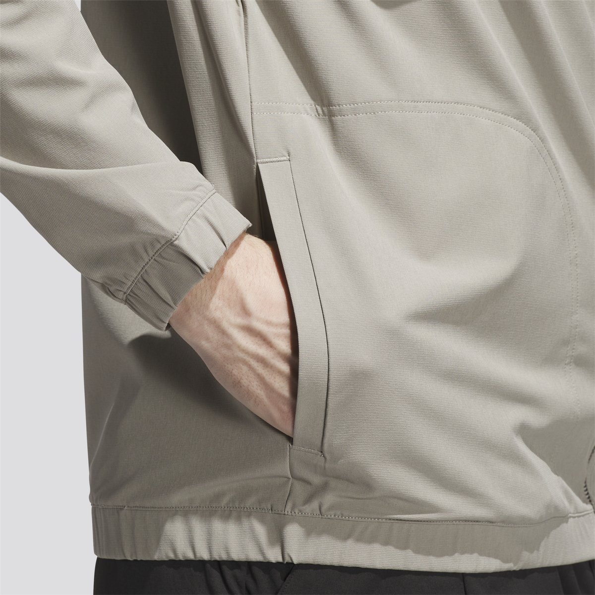 Go-To Full Zip Windbreaker Putty Beige