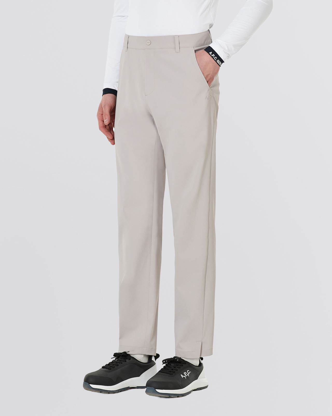Mathias Slim Fit Pants Beige