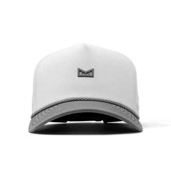 メリン ハイドロ オデッセイ ロープ ブルズ アイコンホワイト Melin Hydro Odyssey Rope Bulls Icon Cap White/Grey | TRENDYGOLF USA