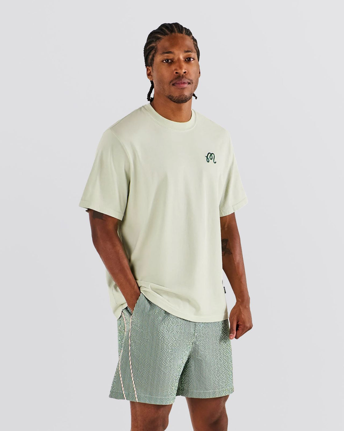 Bermuda Palms Tee Green Tint
