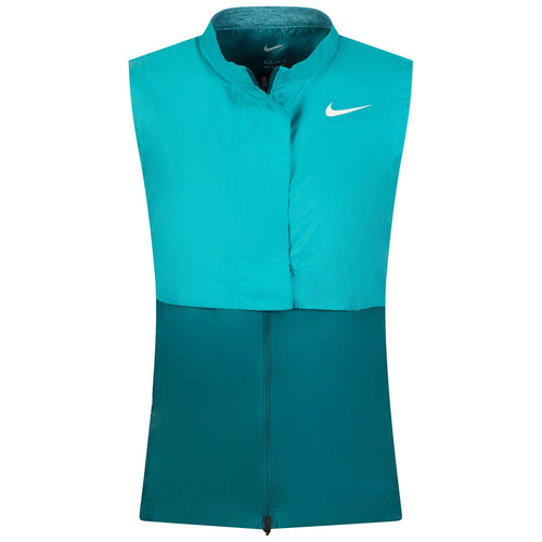 Womens Tour Repel Vest Teal Nebula/Geode Teal/White - AW23