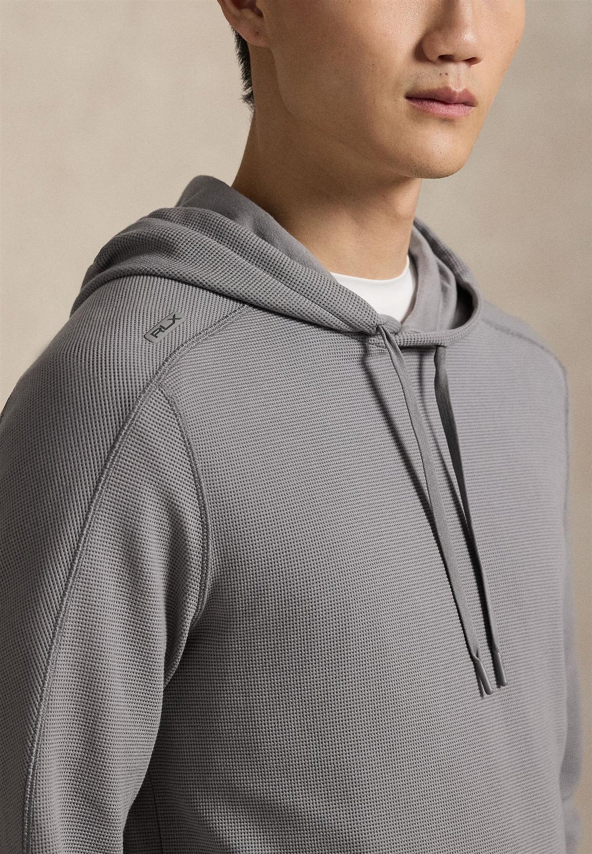 RLX Tech Waffle Pullover Perfect Grey