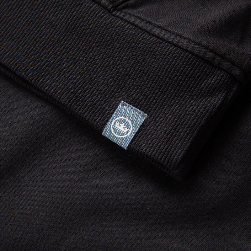 Lava Wash Hoodie Washed Black