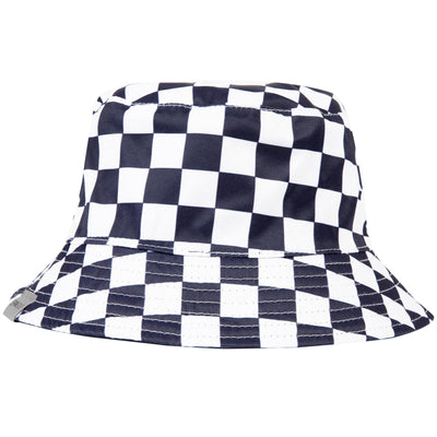Womens Reversible Reversible Printed Bucket Hat Navy/White - SS23