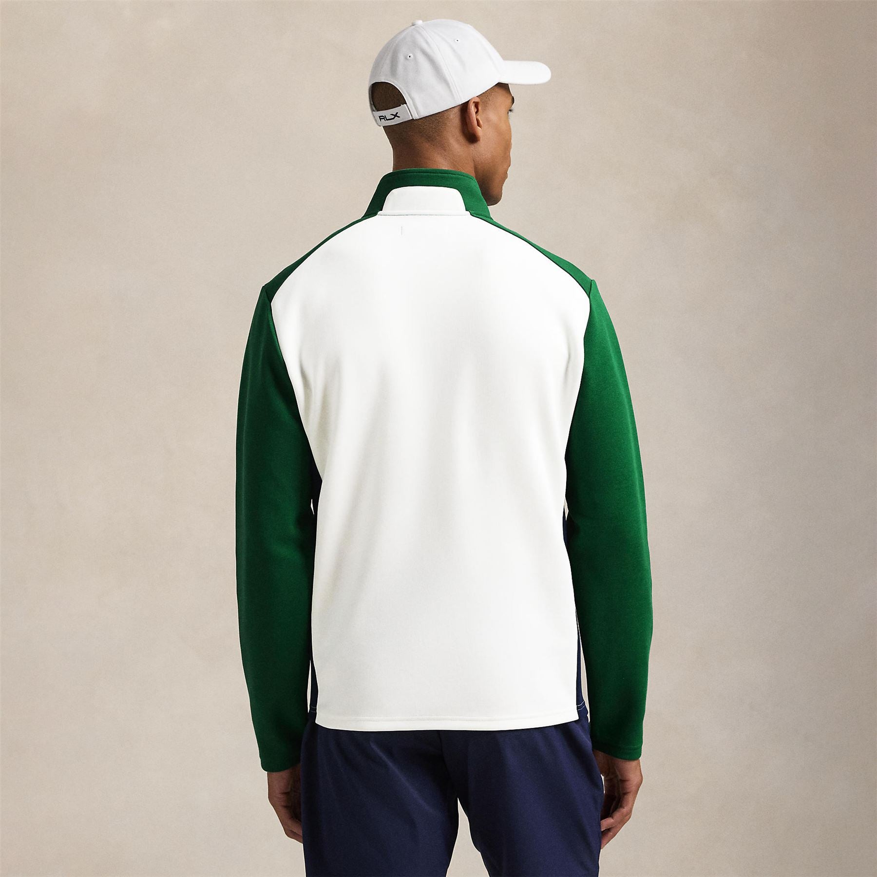 Ralph Lauren RLX Half Zip Crest Mock Neck Mid Layer Kelly Green
