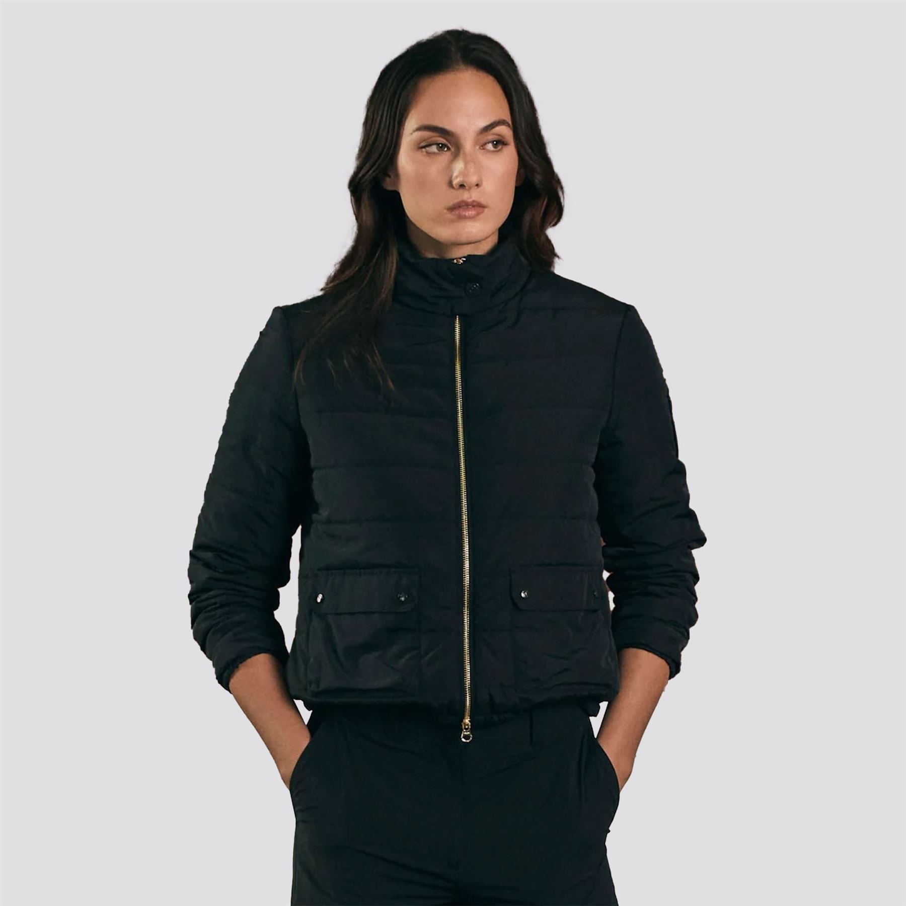 Womens Jasmine Puffer Jacket Black
