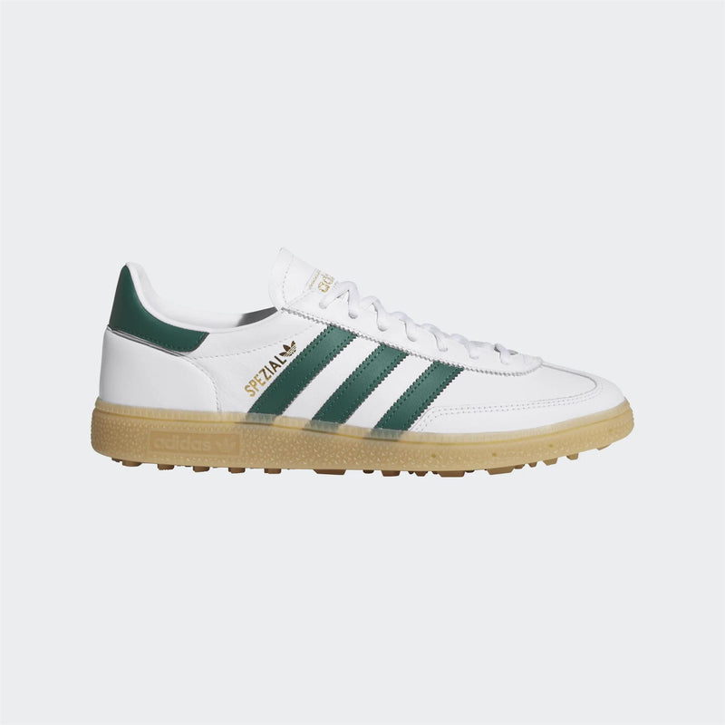 Spezial Spikeless Golf Shoes Footwear White/Collegiate Green/Gum 3
