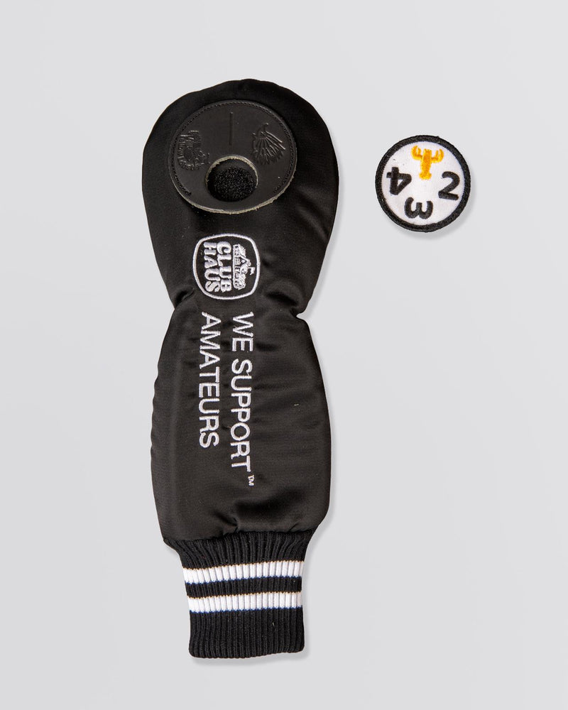 x Club Haus Nylon Twill Hybrid Head Cover Huntington Black