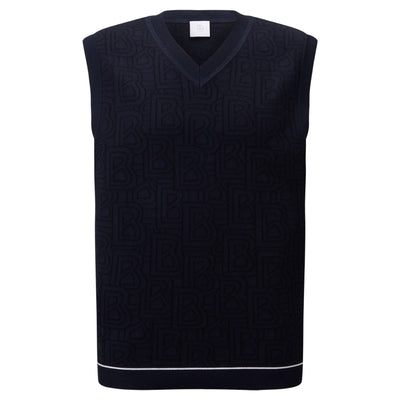 Tian V-Neck Vest Navy