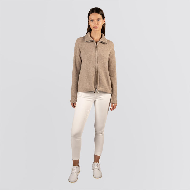 Womens Emory Full Zip Cardigan Sweater