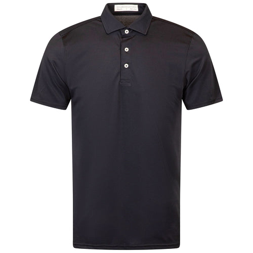 The Macdonald Knit Polo Black - 2025