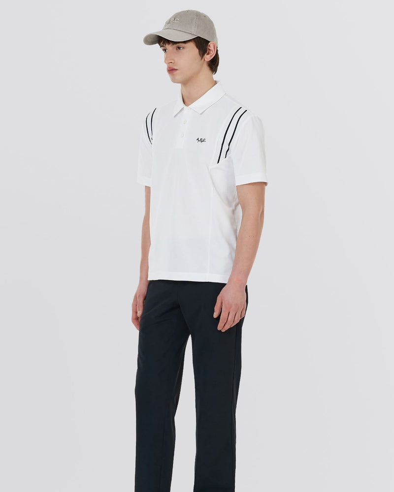 Noa Knit Polo White