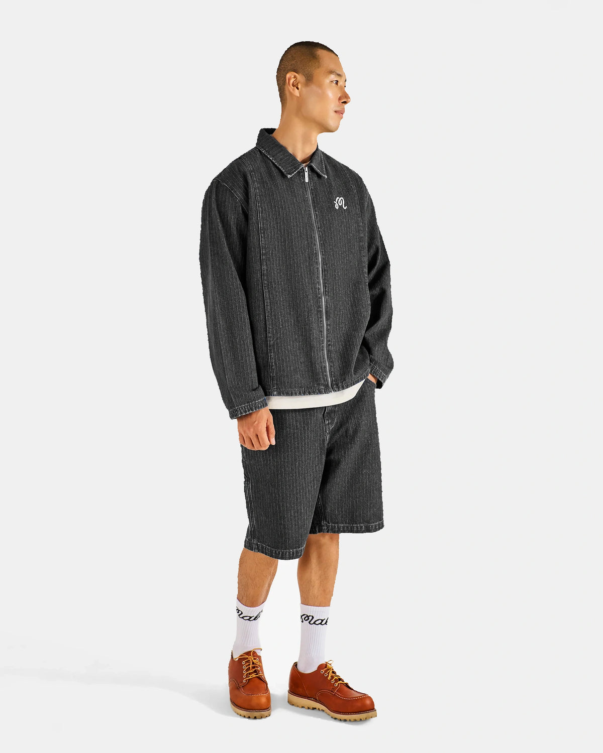 Foreman Jacket Black Stone Washed Denim