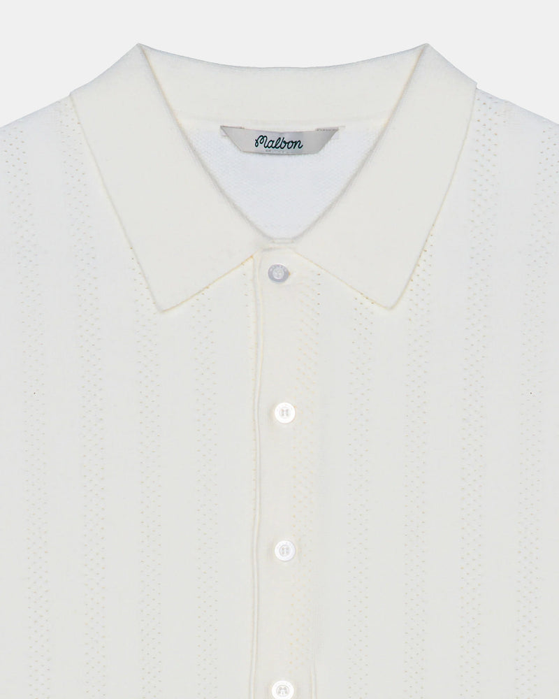 Crosscut Polo Ivory