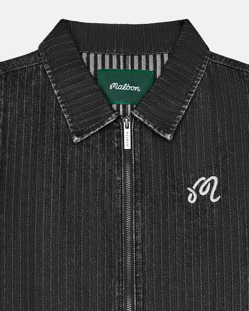 Foreman Jacket Black Stone Washed Denim